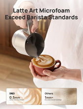 Load image into Gallery viewer, Dreo All-in-1 BaristaMaker Milk Frother, Electric Foam Frother for Latte Art Microfoam and Coffee, 15oz/450ml Automatic Milk Warmer with 30 Drinks, Dishwasher Safe, Dairy/Plant-Based Milk